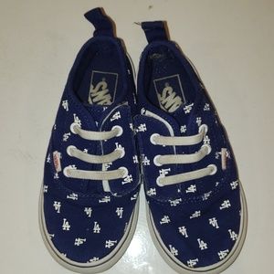 Little Boys LA Dodgers Vans